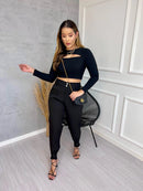 CROPPED GRINGA - PRETO - BRANCO - 10% DE DESCONTO NO PIX