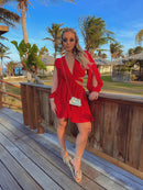 MACAQUINHO CANOÉ - BRANCO - VERMELHO - 10% DE DESCONTO NO PIX