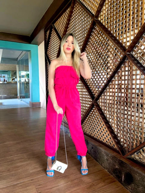 MACACÃO RENATA - PINK - 10% DE DESCONTO NO PIX