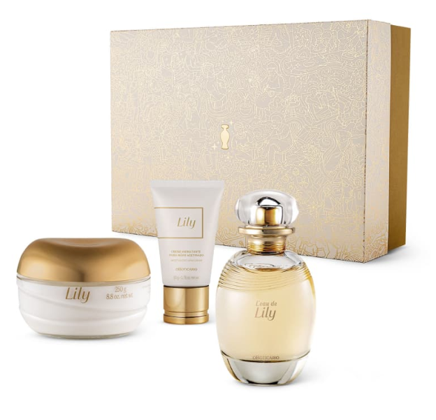 Kit Presente Natal L'eau de Lily (3 itens), ÚLTIMAS UNIDADES