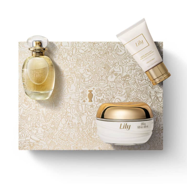 Kit Presente Natal L'eau de Lily (3 itens), ÚLTIMAS UNIDADES