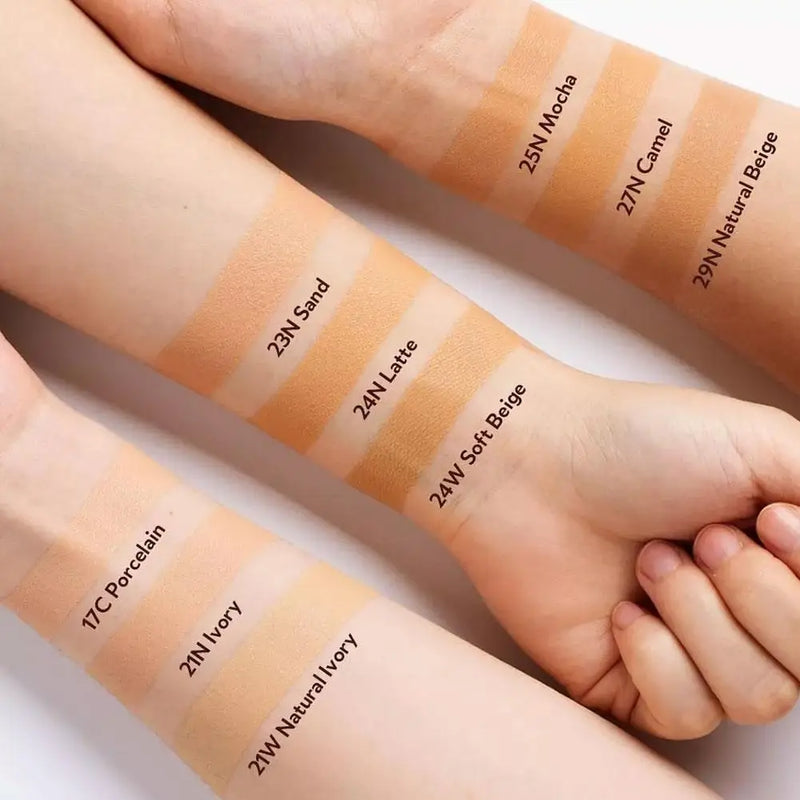 Base Cushion Coreana 3 em 1 – ilumina, protege e disfarça imperfeições. No PIX, 10% OFF!