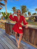 MACAQUINHO CANOÉ - BRANCO - VERMELHO - 10% DE DESCONTO NO PIX