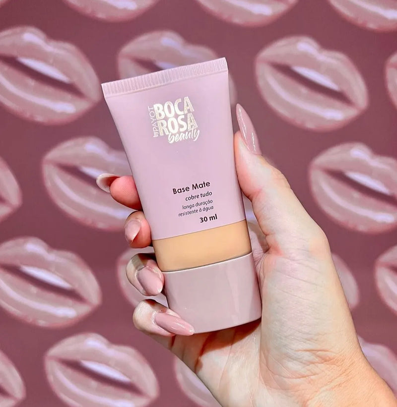 BASE MATE HD (NOVA EMBALAGEM ) - BOCA ROSA