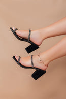 TAMANCO SALTO BLOCO STRASS GLOSSMAKE - 10% DE DESCONTO NO PIX