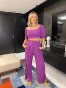 CONJUNTO MARIAH - FÚCSIA - 10% DE DESCONTO NO PIX