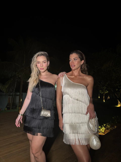 VESTIDO FRANJAS - 10% DE DESCONTO NO PIX